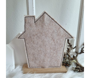 Stickdatei ITH - Stecker Haus Blanko